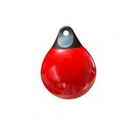 UnifearPro Ballon Gonflable Boxe en PVC avec Forme Larme pour Pratique Boxe et Exercices Conditionnement Physique Adapté aux Adultes, Rouge, A4 D55CM 71CM