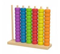 UnifearPro Cadre Arithmétique Enfant Jouet Éducatif de Développement Logique Perles d'Assemblage Vision Éducative Coordination Convenable Maison Activités Scolaires, XL, 15