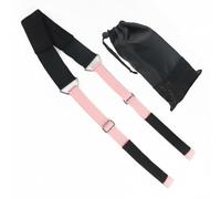 UnifearPro Ceinture d'Étirement Corporel avec Boucle Réglable en Métal et Matière Polyester Coton pour Améliorer l'Amplitu s Mouvements et Prévenir les Blessures, Rose