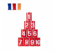 UnifearPro Children Game Can Qualité Ludique Boîtes Monstres Illustrées Sacs à Jeter Colorés Interaction Parent-Enfant Jeu Sonore Adapté aux Sorties Éducatives Loisirs en Plein Air, Numéros Rouges