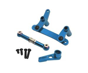 UnifearPro Composants de Direction pour Voitures RC 1/16, Accessoires pour Voitures RC, Améliorations de La Tringlerie de Direction, Pièces Détachées pour Modèle, Bleu ciel