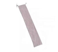 UnifearPro Étui pour Instrument de Musique Pochette Flûte Électrique Sac Fourreau Flanelle Fermeture Cordon Adaptée au Transport Rangement Usage Quotidien, Gris, Gris, Grand - 14x75 Cm