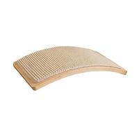 UnifearPro Grattoir Base Antidérapante Naturel, Planche à Griffer Incurvée, Réutilible, pour Chat en Bois, lon