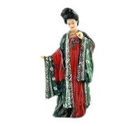 UnifearPro Miniature Figures Statuette Personnage 1/87 Chinoise Figurines Beauté Ancienne Modèle Sculpture Costume Traditionnel Matériau Résine Adapté pour Jeux, Modèle D