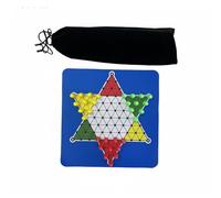 UnifearPro Plateau de Dames Chinois Tapis de Jeu Caoutchouc Surface Antidérapante Apprentissage Stratégique Portable Transport Facile Adapté à Partie Loisirs, Set+Sac