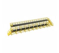 UnifearPro Plateforme d'entretien Ferroviaire Accessoire Étage Double pour Réseau Ferroviaire avec Escalier Fonctionnel en Plastique Adaptée pour Disposition Atelier Exposition Train Miniature
