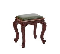 UnifearPro Tabouret Coiffeuse Élégant, Cuir Vert, Européen Classique