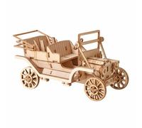 UnifearPro Voiture Vintage en Bois Puzzle Éducatif Modèle à Assembler Jouet de Construction Kit DIY Assemblage Ludique et Pédagogie Pratique Pièces Numérotées et
