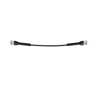 UniFi - Cordon de raccordement - RJ-45 (M) pour RJ-45 (M) - 10 cm - 3 mm - CAT 6 - démarré - noir