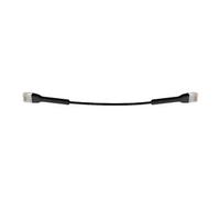 UniFi - Cordon de raccordement - RJ-45 (M) pour RJ-45 (M) - 10 cm - 3 mm - CAT 6 - démarré - noir (pack de 50)