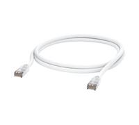 UniFi - Cordon de raccordement - RJ-45 (M) pour RJ-45 (M) - 2 m - 6 mm - STP - CAT 5e - moulé, extérieur, bloqué, robuste - blanc