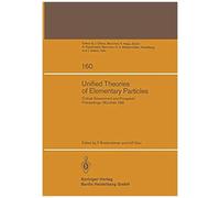 Unified Theories Of Elementary Particles