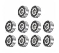Unifizz 1614-2RS Lot de 10 roulements à billes à rainure profonde 3/8" x 1-0,3 x 1 cm Roulements à levier Z2 scellés