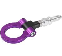 Unifizz Anneau de remorquage pour pare-chocs avant, Crochet Attelage, Attelage, Vis violet en alliage d'aluminium pour BMW 325i 335i 550i 125i 120i 330i 318i 530i
