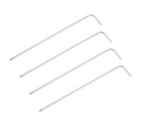 Unifizz Clé hexagonale à extrémité sphérique de 5/64", outil de réparation de clé Allen CR-V à long bras en forme de L, SAE 4 pièces