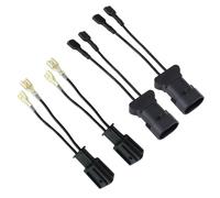 Unifizz Connecteur de klaxon de voiture, compatible avec for Hyundai for Kia Verna, prise d'adaptateur de faisceau de câbles en queue de cochon, câble de conversion de klaxon 2 pièces