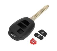Unifizz Coque de clé 3 boutons pour Toyota Prius 2013-2016, pour Toyota RAV4 2013-2015 - Télécommande de rechange sans clé HYQ12BDM