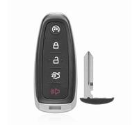 Unifizz Coque de e voiture à 5 boutons avec embryon H75 Sharp Embryo avec rainure pour Ford Edge 5 boutons