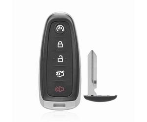 Unifizz Coque de e voiture à 5 boutons avec embryon H75 Sharp Embryo avec rainure pour Ford Edge 5 boutons