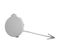 Unifizz Crochet de remorquage pour pare-chocs avant de voiture - Cache trou de rechange 5K0 807 241 pour Volkswagen Golf 6 MK6 2009-2013 - Argenté