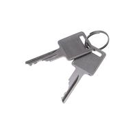 Unifizz D250 Lot de 2 clés d'allumage 307852A1 6693241 6709527 compatibles avec chargeuse compacte Bobcat Terex Broce Genie Grove JLG Komatsu Chariot élévateur Volvo 1835B 1835C 1838 1840