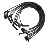 Unifizz Jeu de fils de bougie d'allumage haute performance 10,5 mm, compatible avec for Chevy SBC 350, 383, 400, 454, BBC 572, 632 Moteurs V8, Fils d'allumage bleus