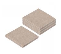 Unifizz Lot de 16 patins de protection autocollants en feutre pour pieds de chaise, 5 mm d'épaisseur, pieds en feutre anti-rayures pour sols en bois dur/stratifié/vinyle, pour tables et chaises