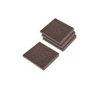 Unifizz Lot de 16 patins de protection autocollants en feutre pour pieds de chaise, 5 mm d'épaisseur, pieds en feutre anti-rayures pour sols en bois dur/stratifié/vinyle, pour tables et chaises