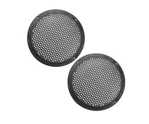 Unifizz Lot de 2 cache-haut-parleurs en plastique pour caisson de basses 15,2 cm - Noir