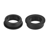 Unifizz Lot de 2 œillets en caoutchouc de 45 mm, trou de perçage de 35 mm, joint d'étanchéité en silicone noir pour automobile, machines et câblage