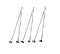 Unifizz Lot de 3 câbles plats IDC à 6 broches, pas de 2,54 mm, longueur 50 cm, connecteur FC vers FC, fil de démarrage de type A pour carte mère, imprimante 3D, écran LED