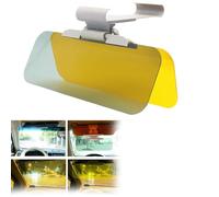 Unifizz Pare-soleil de voiture anti-reflet, rallonge de pare-soleil, pare-soleil de voiture réglable, pare-soleil de voiture à clipser pour voiture, pare-soleil anti-reflet 2 en 1 pour conduite de