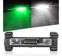 Unifizz Plafonnier d'intérieur UTV - Lumière LED universelle pour VUTT, VTT, Polaris RZR, camion Can-Am Ranger, voiture tout-terrain, blanc/vert