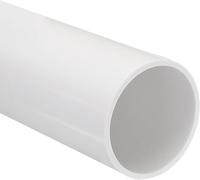 Unifizz Tuyau en PVC - Diamètre intérieur : 57 mm - Diamètre extérieur : 63 mm - Longueur : 200 mm - Rond - Tube rigide en plastique - Haute résistance aux chocs - Pour tuyau d'évacuation, manchon de