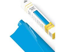 UNIFLEX® A - Flex de découpe Thermocollant Ecologique pour marquage sur textile : bleu fluo - Sans solvant -Fabriqué en France