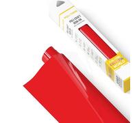 UNIFLEX® A - Flex de découpe Thermocollant Ecologique pour marquage sur textile : rouge feu - Sans solvant -Fabriqué en France
