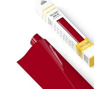 UNIFLEX® A - Flex de découpe Thermocollant Ecologique pour marquage sur textile : rouge - Sans solvant -Fabriqué en France