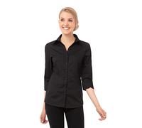 Uniform Works B314-S Chemise pour femme Noir Taille S
