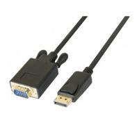Uniformatic 12682, 2 m, VGA (D-Sub), DisplayPort, Mâle, Mâle, Droit