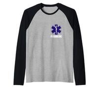 Uniforme ambulancier ambulancier EMT EMT EMS Star of Life Manche Raglan