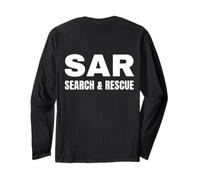 Uniforme de Recherche et de Sauvetage SAR réponse d'urgence Back Print Manche Longue