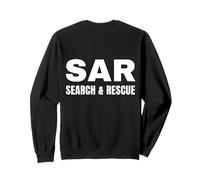 Uniforme de Recherche et de Sauvetage SAR réponse d'urgence Back Print Sweatshirt