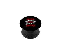 Uniforme de Survie de Nuit de Film d'horreur Halloween Amoureux d'horreur PopSockets PopGrip Adhésif