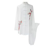 Uniforme de Tai Chi pour Femmes,Femme Homme Vêtements D’Arts Martiaux,Chinois Traditionnel Costume Tang Arts Martiaux,Tenues de Kung Fu,Fluide Et éLéGant,pour méditation Qigong Matinaux