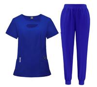 Uniforme Médicale Unisexes Ensemble: Haut et Pantalons + Blouse Medicale Femme/Homme - Tenue Aide Soignante Professionnelle