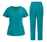Uniforme Médicale Unisexes Ensemble: Haut et Pantalons + Blouse Medicale Femme/Homme - Tenue Aide Soignante Professionnelle