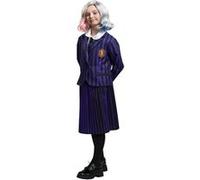 Chaks Déguisement Uniforme Mercredi fille Noir & Violet – 11/12 ans (145 à 152 cm)