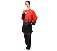 Uniforme unisexe en coton mélangé pour l'exercice du matin à manches longues, tenue de Tai Chi et de Kung Fu, combinaison en coton et lin pour le yoga, tenue d'arts martiaux XL