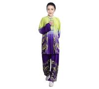 Uniforme unisexe en coton mélangé pour l'exercice du matin à manches longues, tenue de Tai Chi et de Kung Fu, combinaison en coton et lin pour le yoga, tenue d'arts martiaux 3XL