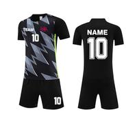 Uniformes de Football personnalisés, concevez Vos Combinaisons d'entraînement de Football d'équipe/nom/Lettres/Logo, Ensembles de Maillots + Shorts de Football pour Enfants et Adultes Style 8